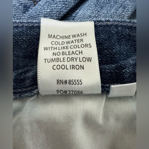 Pistola Jeans Stevie High Rise Wide Leg Flare Relaxed Blue Denim Size 25 - Picture 9 of 15